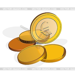 Money euro - vector clipart / vector image