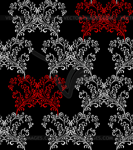 Seamless floral pattern - vector clipart