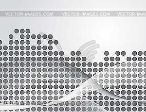 Abstract background in gray tones - vector clipart / vector image