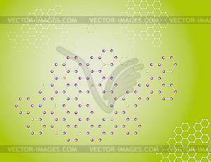 Green background  - royalty-free vector image