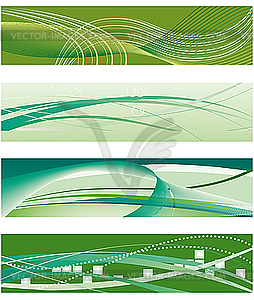 Set of banners for the design - vector clip art