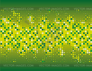 Abstract green mosaic background - vector clipart / vector image