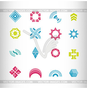 Simple symbols - vector clipart