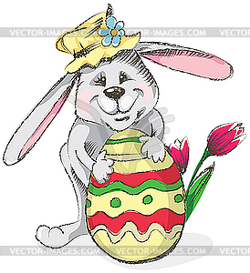 Easter Rabbit - vector clipart