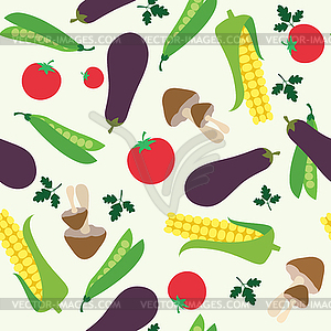 Vegetable seamless - vector image