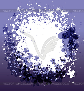 Purple summer background - vector clipart