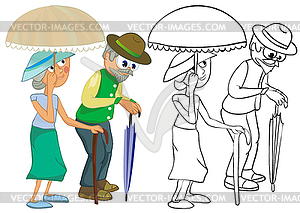 Senior Citizens - vector EPS clipart