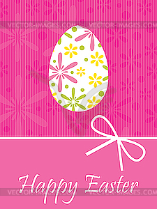 Easter card - vector clip art