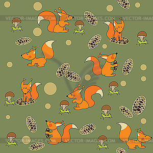 Squirrels - vector image
