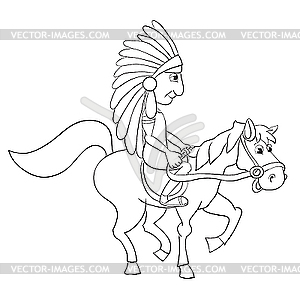 American Indian - vector clip art