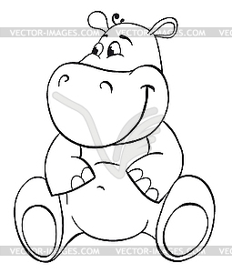 Hippopotamus - vector image