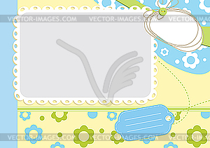 Children frame - vector EPS clipart