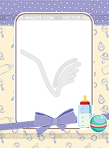 Baby frame - vector clipart