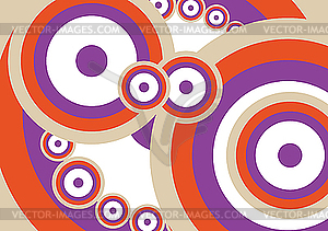 Orange background - royalty-free vector clipart