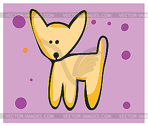 Dog - royalty-free vector image