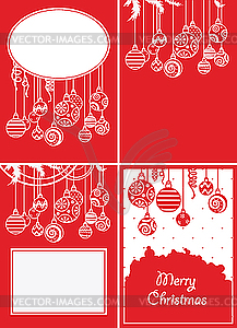 Weihnachts-Hintergründe - vektorisiertes Clipart