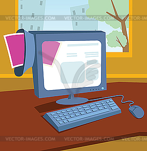 Upload images to site - royalty-free vector clipart