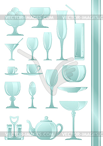 Collection of icons for coffee shop Set 2 - vector clipart