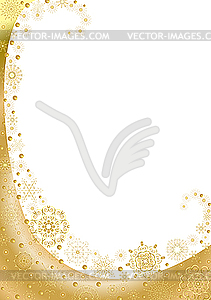 Golden card - vector clipart