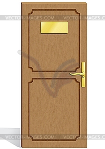 Door  - color vector clipart