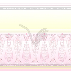 Розовый паттерн-орнамент - стоковое векторное изображение