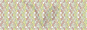 Braided horizontal pattern - vector clipart