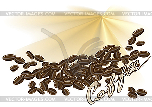 Coffee beans - vector clipart