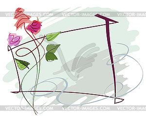 Design of greeting card - vector clipart