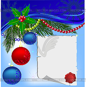 Christmas card - vector clipart