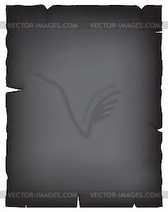 Burned paper - white & black vector clipart