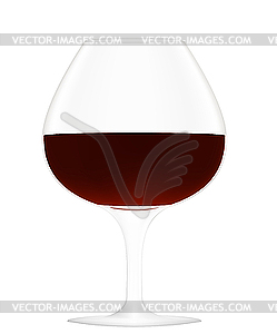 Бокал вина - векторный графический клипарт