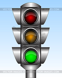 Traffic light - vector image