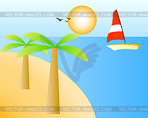Island - vector clipart