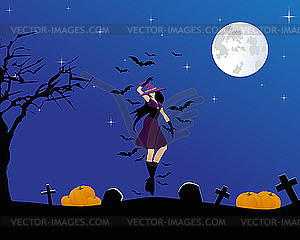 Witch - vector image