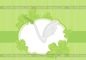 Greeting Card for St Patrick Day - vector image