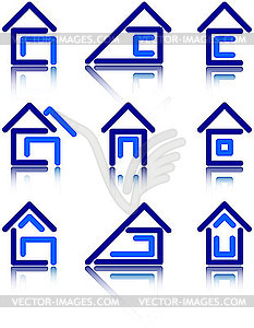 Icon set for construction - vector image