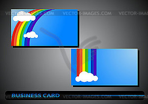 Business card - vector clipart