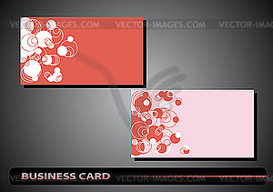 Визитные карточки - клипарт в векторном формате
