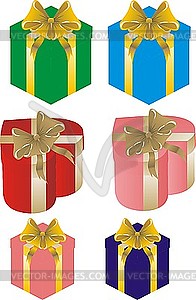 Gift boxes - vector clipart