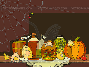 Rodent Closet Provisions - vector clip art