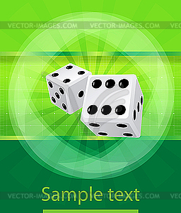 Dice - vector image