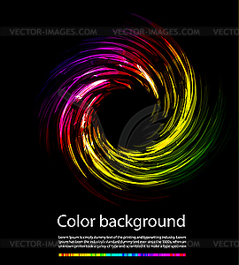 Abstract color background - vector clip art