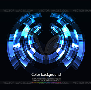 Abstract retro technology background - vector image