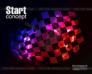 Checkered Background - vector clipart