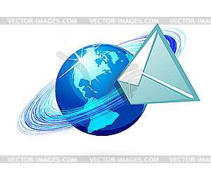 Mail icon - vector clipart