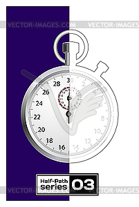 Stopwatch - vector clipart