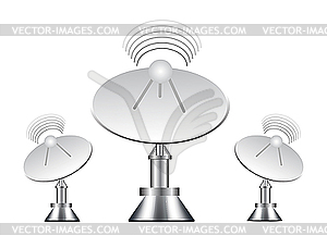 Antennas - vector clipart