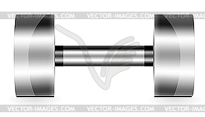 Dumbbell - vector clipart