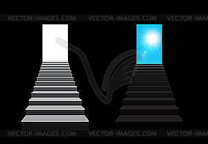 Staircase - vector clipart / vector image