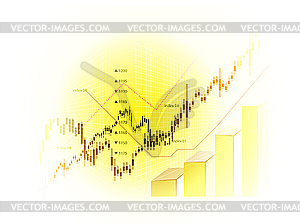 Stock Market Chart - vector clip art